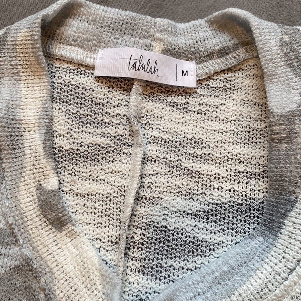 Talulah Polyester/Rayon gray camo top - Picture 2 of 2